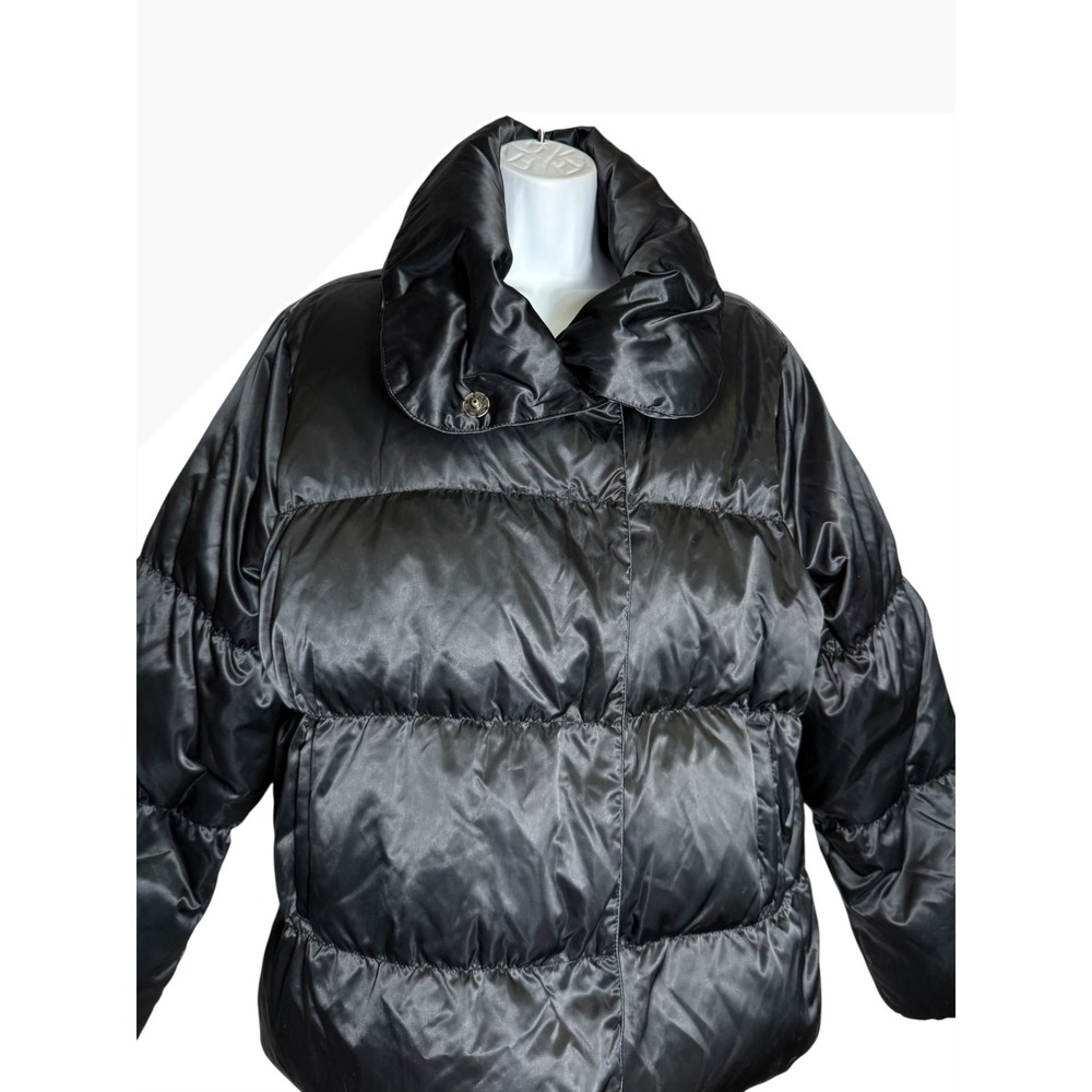 Old Navyβ Black Puffer Coat Size XL Women's Jacket Winter PERFECT π€π€π€ - Picture 3 of 14